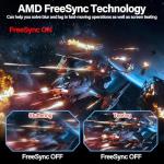 ZZA 34" UltraWide Curved WQHD Monitor - Immersive Gaming Experience with 165Hz Refresh Rate, VA Panel, and AMD FreeSync Premium | HDR10 | 99% sRGB | 3440x1440