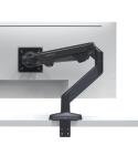 Modernsolid Heavy Duty Monitor Arm Desk Mount for 34 to 49 inch Ultrawide Curved Flat Monitors, Supports 14 to 37 lbs, Smooth Gas Spring Movement, VESA 75x75/100x100, Black