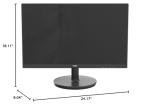 PHILIPS 271V8LB 27" Framless Full HD (1920 x 1080) 100Hz Monitor, VESA, HDMI x 1, VGA Port x1, Eye Care, 4 Year Advance Replacement Warranty