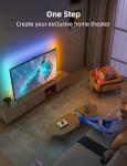 Ailofy Smart TV LED Backlight with Camera for 55-65 inch Screens, 12.5ft LED Strip Lights Sync to Screen& Music, Color Changing Lights for TV Work with Alexa & Google Assistant, App Control