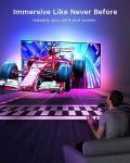 Lytmi TV LED Backlight with HDMI 2.0 Sync Stick Immersive RGBIC Backlight for 25-55 inch TVs Plug and Play Cuttable TV Light Strips Sync TV Lights for Games Music Movies LDD31
