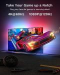 Lytmi TV LED Backlight with HDMI 2.0 Sync Stick Immersive RGBIC Backlight for 25-55 inch TVs Plug and Play Cuttable TV Light Strips Sync TV Lights for Games Music Movies LDD31