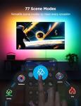 Govee TV LED Backlight Strip, RGBIC Smart LED Backlight for 40-50inch TVs, Music Sync, Wi-Fi Bluetooth & App Control, Works with Alexa & Google Assistant, 77 Scene Modes, Adapter