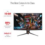 ASUS ROG Swift 32” 4K HDR Gaming Monitor - 144Hz DSC, UHD (3840 x 2160) PC Monitor, Mini-LED IPS with G-SYNC Ultimate, Local Dimming, Ideal for Desktop and Computer Monitor Black - - PG32UQX