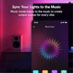Aura TV Backlight for 70-85 inch TVs | Color-Sync Technology | Multi-Color LED RGBMC Lights | Wi-Fi | App Controlled | AI Sync Sensor | Immersive Viewing Experience | Ambient Light