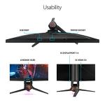 ASUS ROG Swift 32” 4K HDR Gaming Monitor - 144Hz DSC, UHD (3840 x 2160) PC Monitor, Mini-LED IPS with G-SYNC Ultimate, Local Dimming, Ideal for Desktop and Computer Monitor Black - - PG32UQX