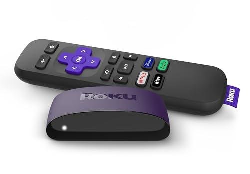 Roku LE HD Streaming Media Player Wi-Fi Enabled with High Speed HDMI Cable and Simple Remote