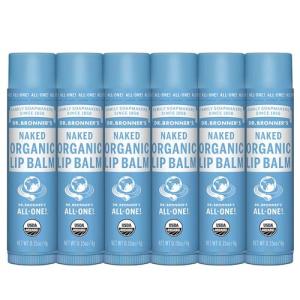 Dr. Bronner's Organic Naked Lip Balm, 0.15 Oz