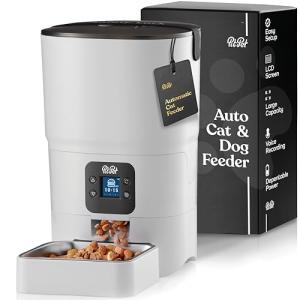 Automatic Cat Feeder with LCD Screen and Voice Recorder