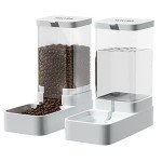 NKECOBJI Automatic Pet Water and Food Dispenser