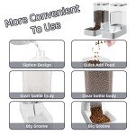 NKECOBJI Automatic Pet Water and Food Dispenser