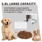 NKECOBJI Automatic Pet Water and Food Dispenser