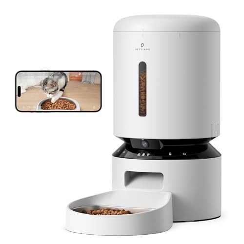 Smart Cat Feeder with Camera and 2-Way Audio