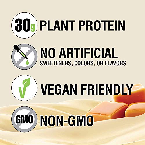 Plant-Based Vegan Vanilla Caramel Protein Shake