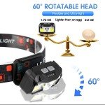 Rechargeable 1200 Lumen Motion Sensor Headlamp Set