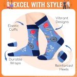 HAPPYPOP Trust Me I’m a Mechanic Crew Socks