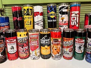 Vintage Mechanic Tumbler - Custom Oil Filter Design