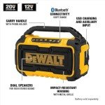 DEWALT 20V MAX Bluetooth Speaker with Phone Holder