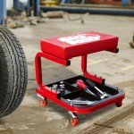 Torin TR6300 Red Rolling Creeper Mechanic Stool