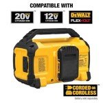 DEWALT 20V MAX Bluetooth Speaker with Phone Holder