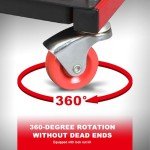Torin TR6300 Red Rolling Creeper Mechanic Stool