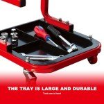 Torin TR6300 Red Rolling Creeper Mechanic Stool