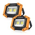 FOSFIS 30W Rechargeable LED Work Light - 2 Pack
