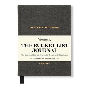 The Bucket List Journal Ben Nemtin Science-Backed Guided Journal for Goals & Happiness, 1 Pack