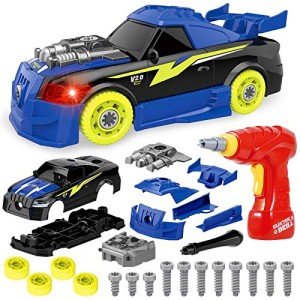 Take Apart Racing Car Toy Set with Tools