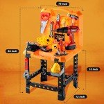 82-Piece Kids Tool Bench Set for Ages 2-7