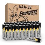 Energizer Alkaline Power AAA Batteries 32 Count (Pack of 1), Long-Lasting Triple A Batteries