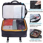 BANGE 35L Travel Backpacks,Weekender Expandable Carry-On Backpack for Airplanes, Waterproof 17.3 inch Laptop Backpack for Men and Women