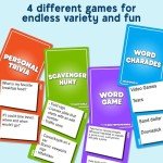 ASM GAMES The Ultimate Road Trip Game Bundle, a 4-in-1 Car Game for Kids and Adults, Filled with Must-Have Travel Activities and Road Trip Activities