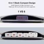 USB C Fast Charger 100W GaN 6 Port Type USB C Charging Station Hub Block USB C Wall Charger Power Strip Adapter Plug Cube Brick 3 USB C 3 USB A for iPad iPhone 15 14 13 12 11 Pro Max Pixel Note Galaxy