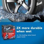 Scott® Shop Towels Original (75190), Blue, Pop-Up Dispenser Box (200 Towels/Box, 8 Boxes/Case, 1,600 Towels/Case)