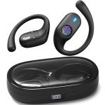 Open Ear Bluetooth Headphones with Smart Display