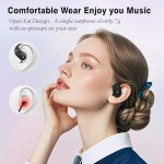 Open Ear Bluetooth Headphones with Smart Display