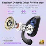 Open Ear Bluetooth Headphones with Smart Display