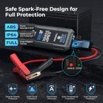 Car Battery Jump Starter, TOPDON 2000A Peak Jump Starter for Up to 8L Gas/6L Diesel Engines, 12V Portable Battery Booster Jump Starter Pack with Jumper Cables and EVA Protection Case