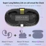 Open Ear Bluetooth Headphones with Smart Display