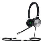 Yealink UH36 Professional USB Headset Wired Headphones for Work Calls and Music, Headset with Noise Cancelling Mic for Computer PC Laptop（UC Compatible, Stereo,3.5mm Jack/USB Connection）
