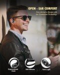 Open Ear Bluetooth Headphones with Smart Display