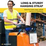 Hanging Job Ticket Holders 9x12 - (30 Pack), by Paper Plan - Strong, Reusable Horizontal Sleeves for Easy and Lasting Organization