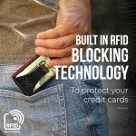 Slim RFID Wallet for Men & Women - Onyx Black