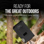 Slim RFID Wallet for Men & Women - Onyx Black