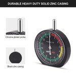 SAFELIFE Tire Tread Depth Gauge, 10 Pack Dial Type Tire Tread Depth Gauge Professional for Motorcycle, Car,Truck and Bus,Easy Reading Tyre Tread Depth Gauge in 32nds