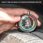 SAFELIFE Tire Tread Depth Gauge, 10 Pack Dial Type Tire Tread Depth Gauge Professional for Motorcycle, Car,Truck and Bus,Easy Reading Tyre Tread Depth Gauge in 32nds