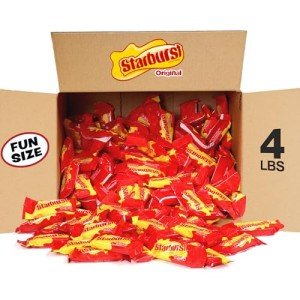 STARBURST Fun Size Chewy Candy Bulk Pack - Bulk Candy Individually Wrapped, 4 Pound Box