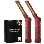 Rechargeable Magnetic LED Work Light - 2 Pack