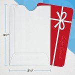 Guardian Gift Card Sleeves, Pack of 500 Blank Key Card Sleeves - Use as Credit Card Holder or Hotel Key Card Envelopes, 2 ⅜ Inches x 3 ½ Inches, White